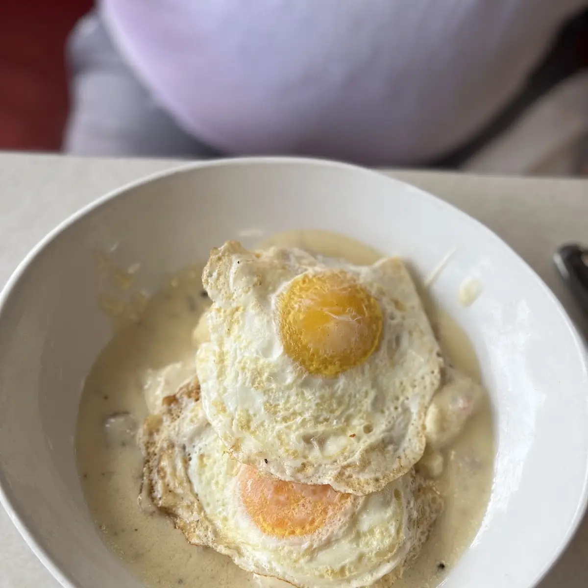 Biscuits & Gravy with Eggs