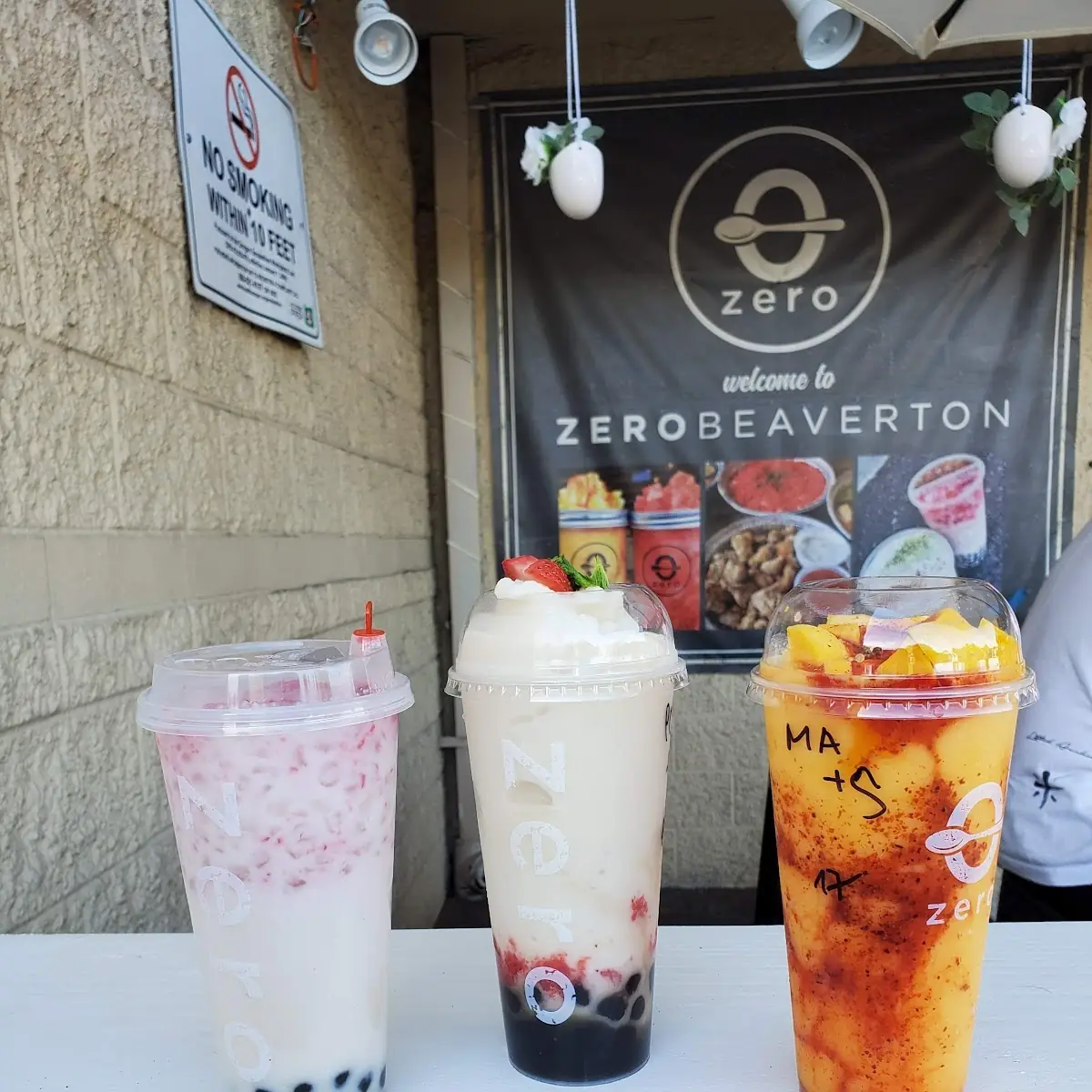 Strawberry Horchata Peach Blossom
