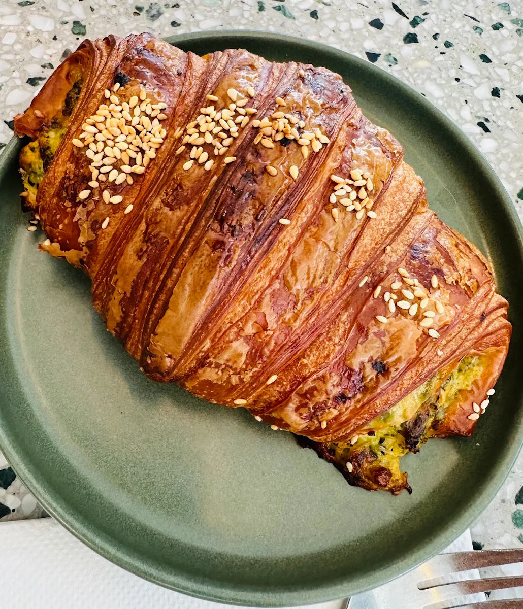 Cheese and Spinach Croissant, Penny for Pound