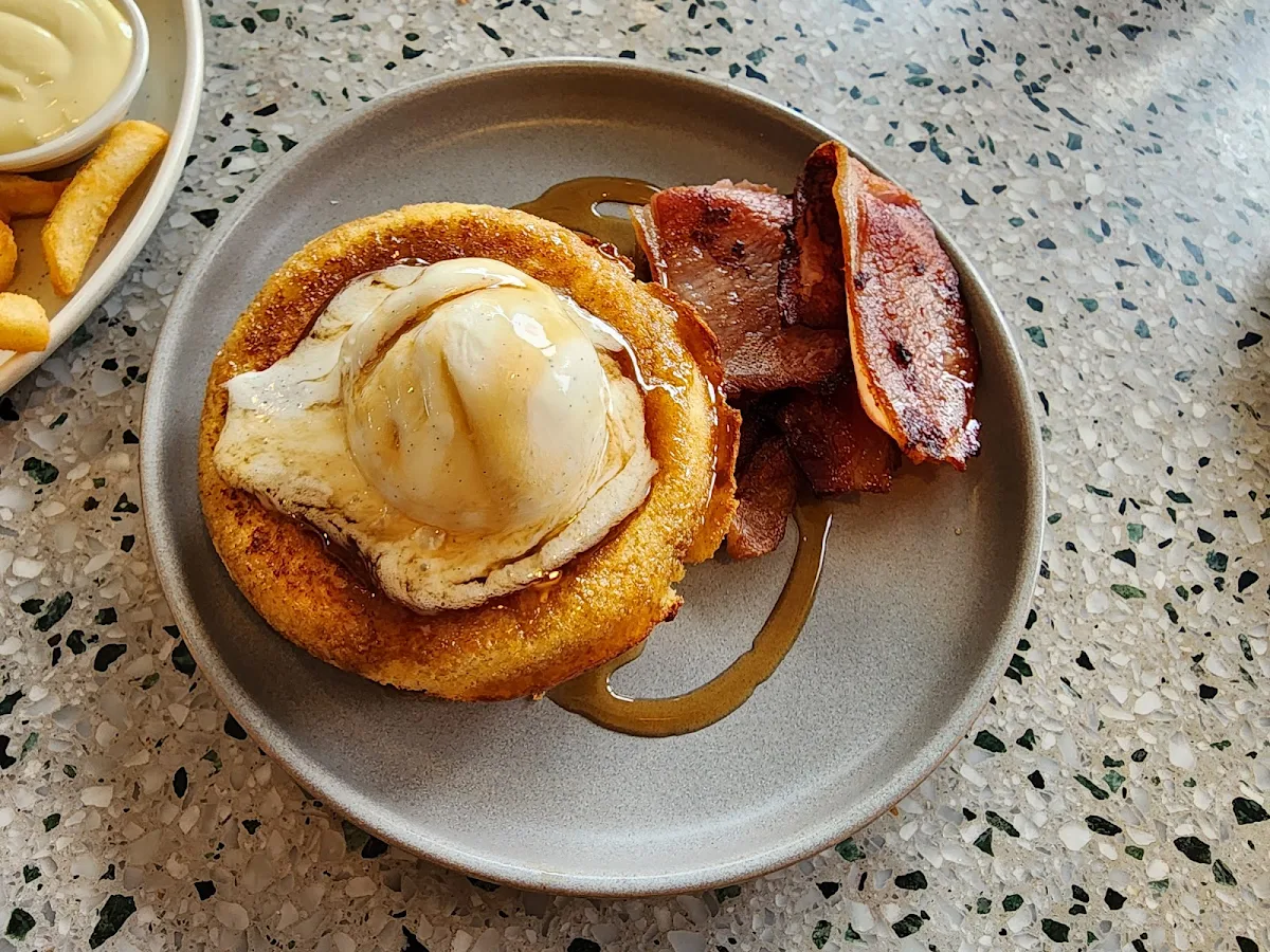 Kids Pikelet with Vanilla Ice Cream Bacon, Penny for Pound