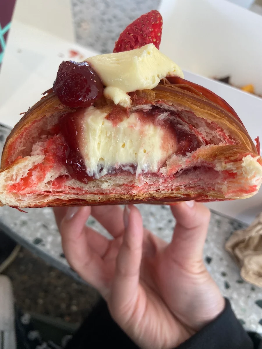 Strawberry Cheesecake Croissant, Penny for Pound