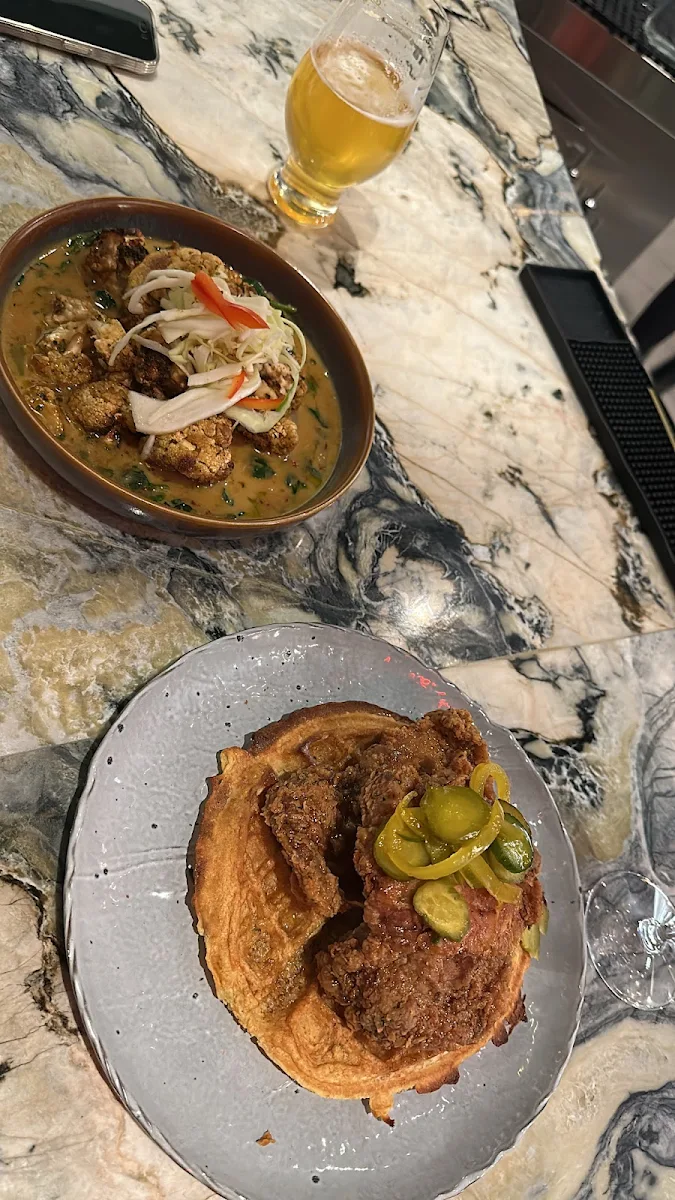 Fried Chicken and Waffle