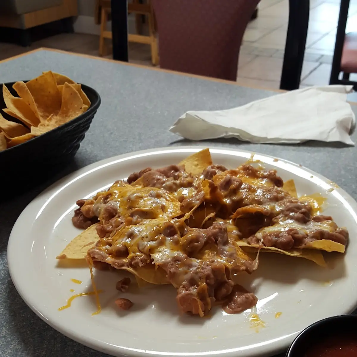 Bean & Cheese Nachos