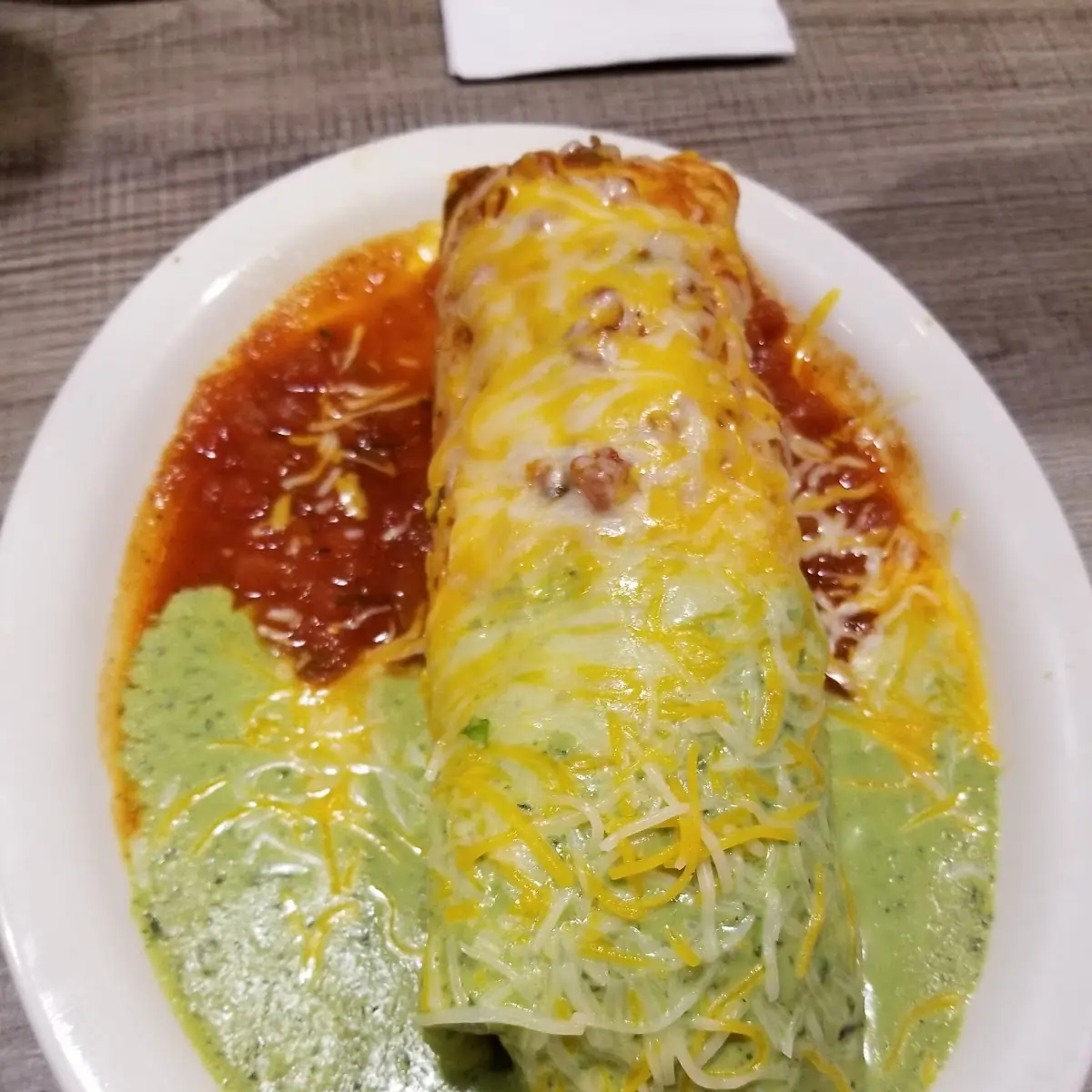 Screaming Chicken Burrito