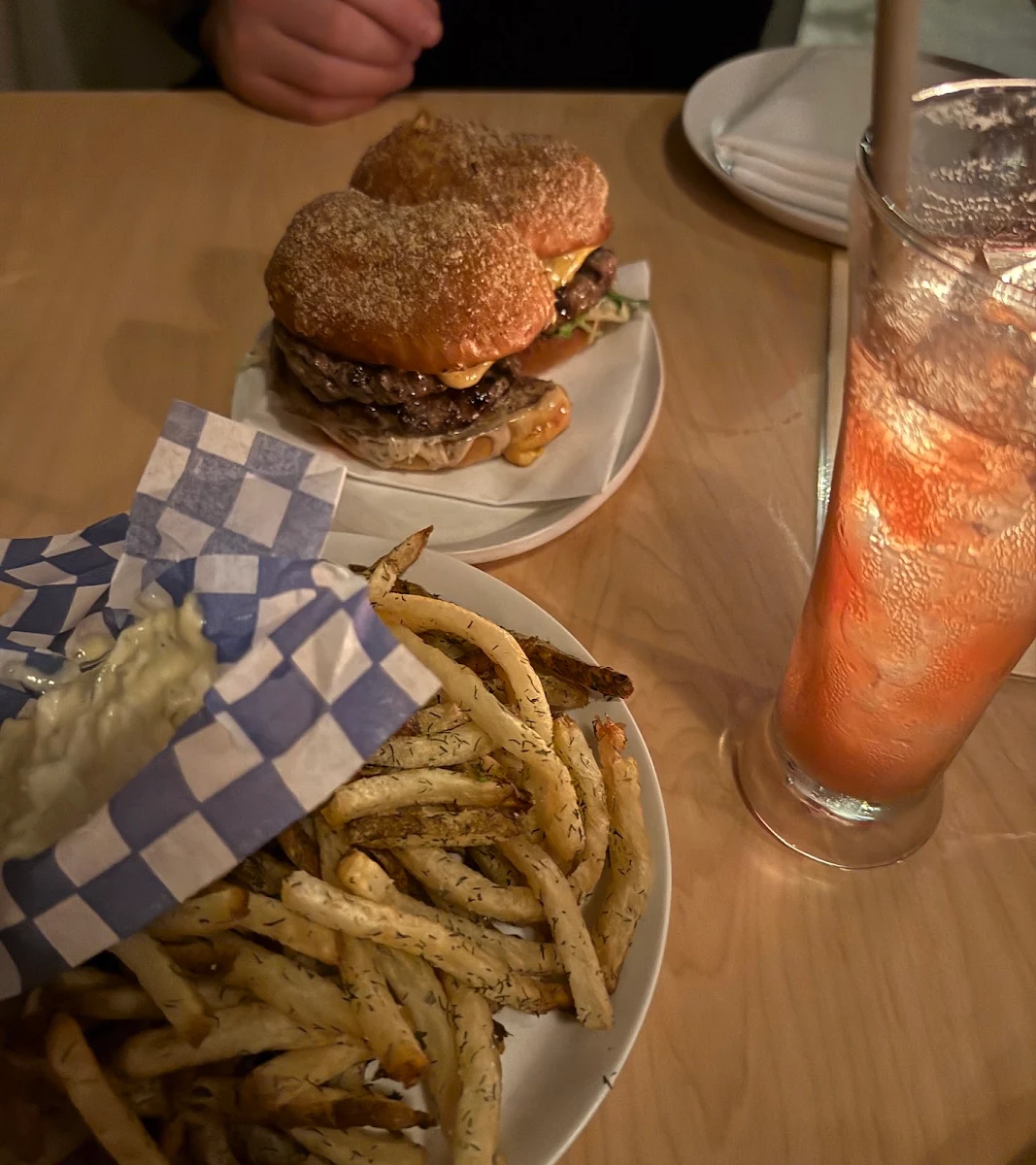 Burger and Fries
