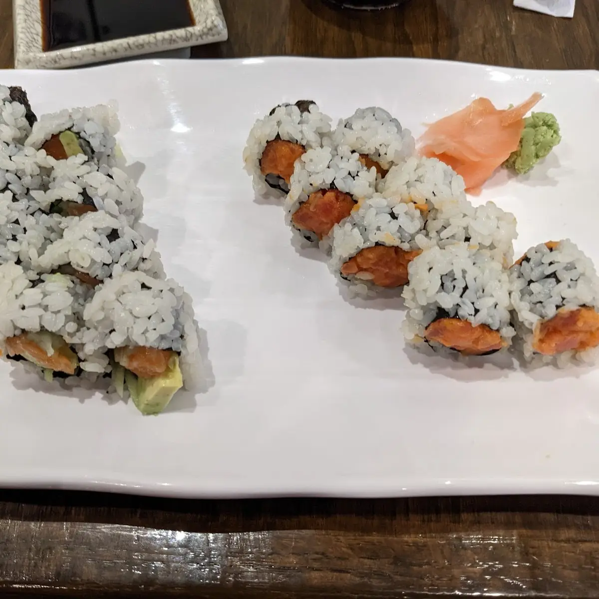 2 Roll Lunch Spicy Tuna Roll and Alaska Roll