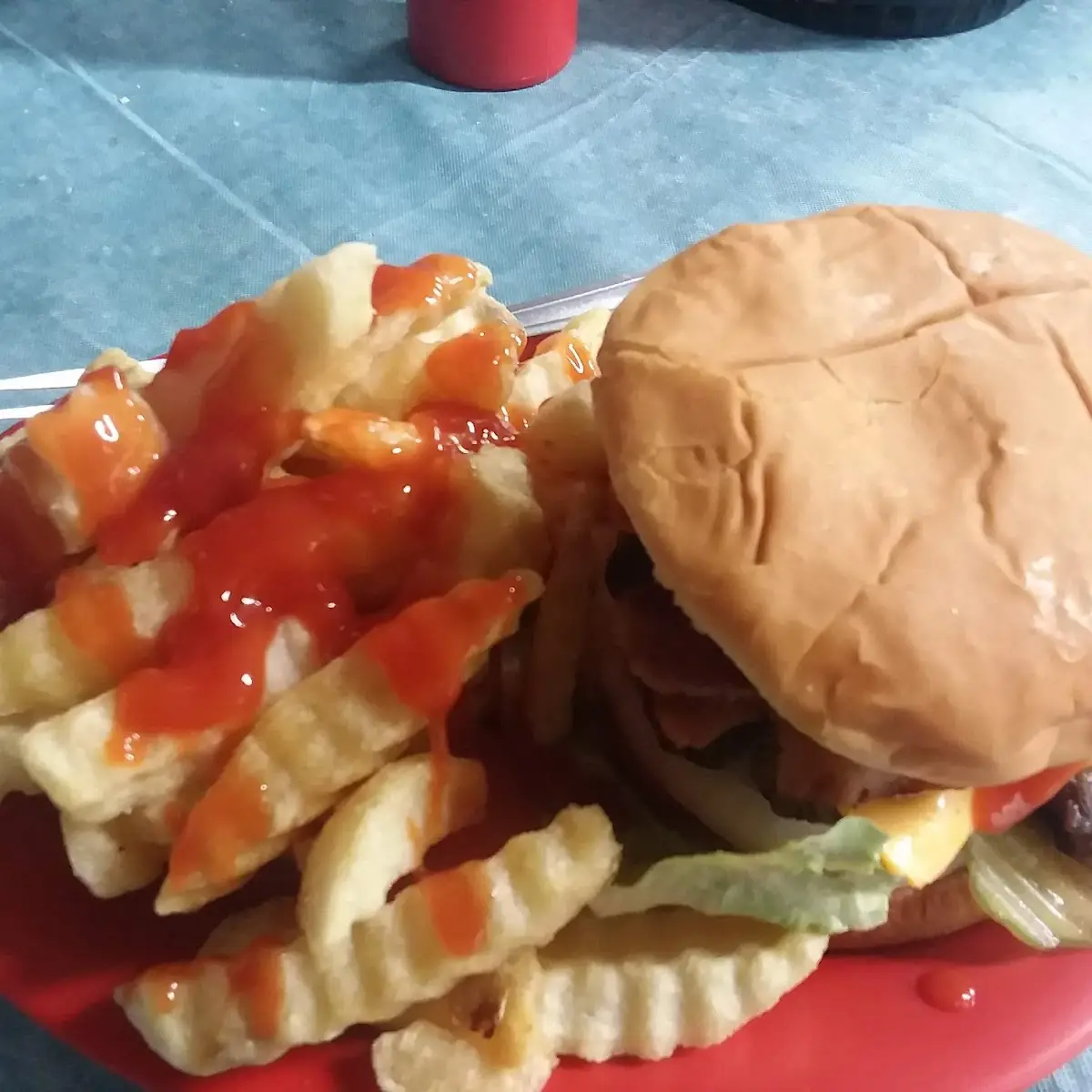 Cheeseburger and Fries