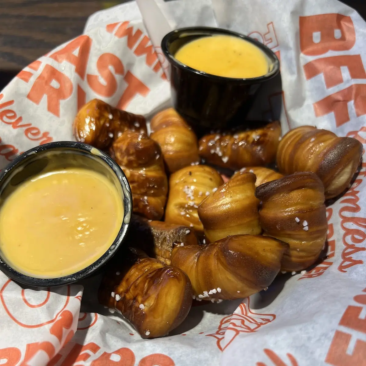 Pretzel Bites with Beer Cheese