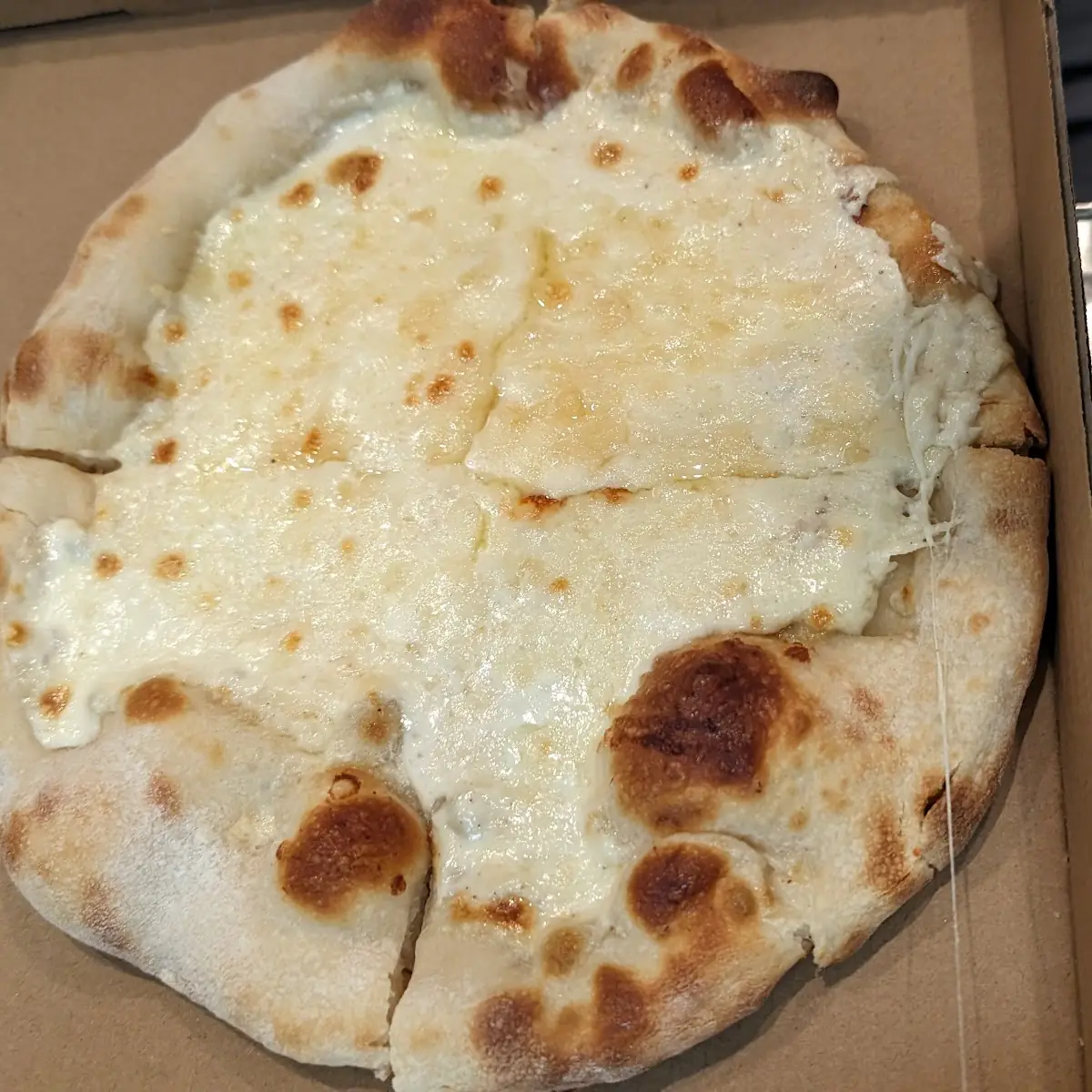 Four Cheese Sourdough Pizza