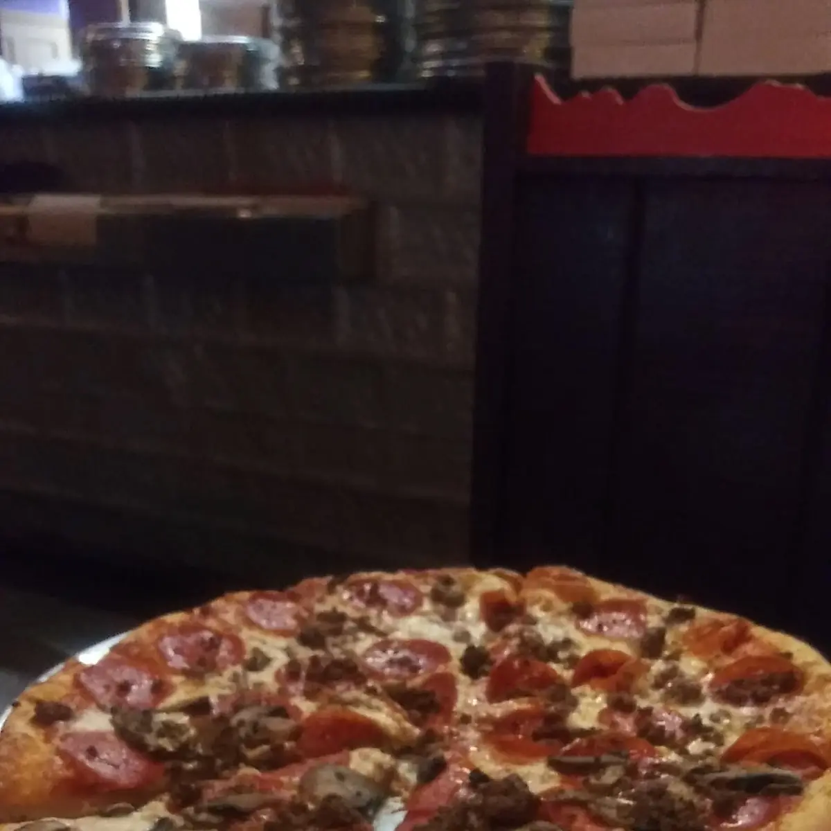 Beef and Pepperoni Pizza