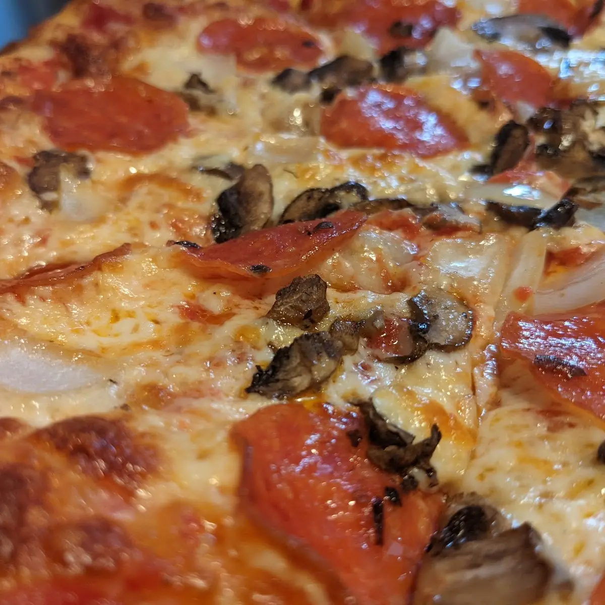 Pepperoni and Mushroom Pizza