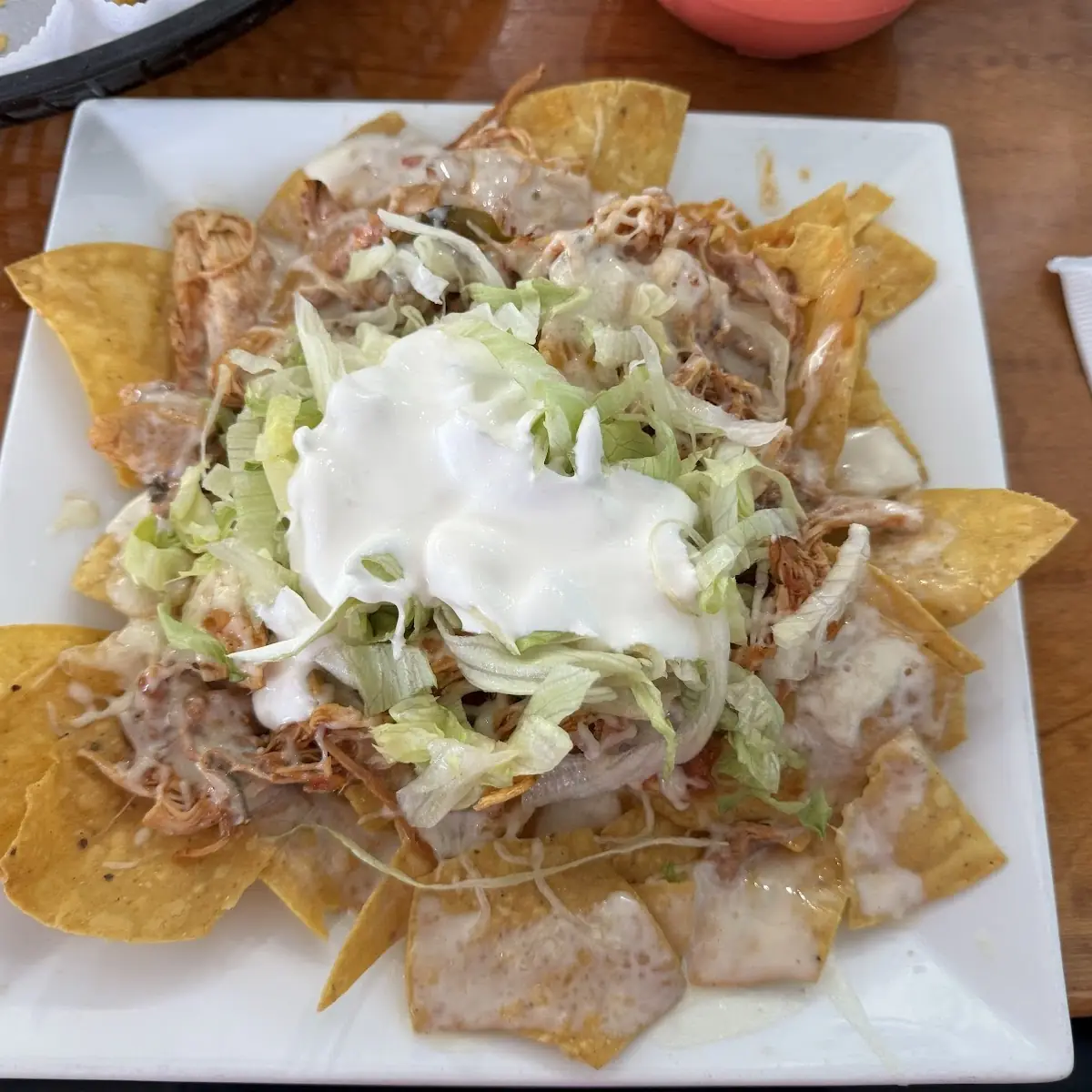 Shredded Chicken Nachos
