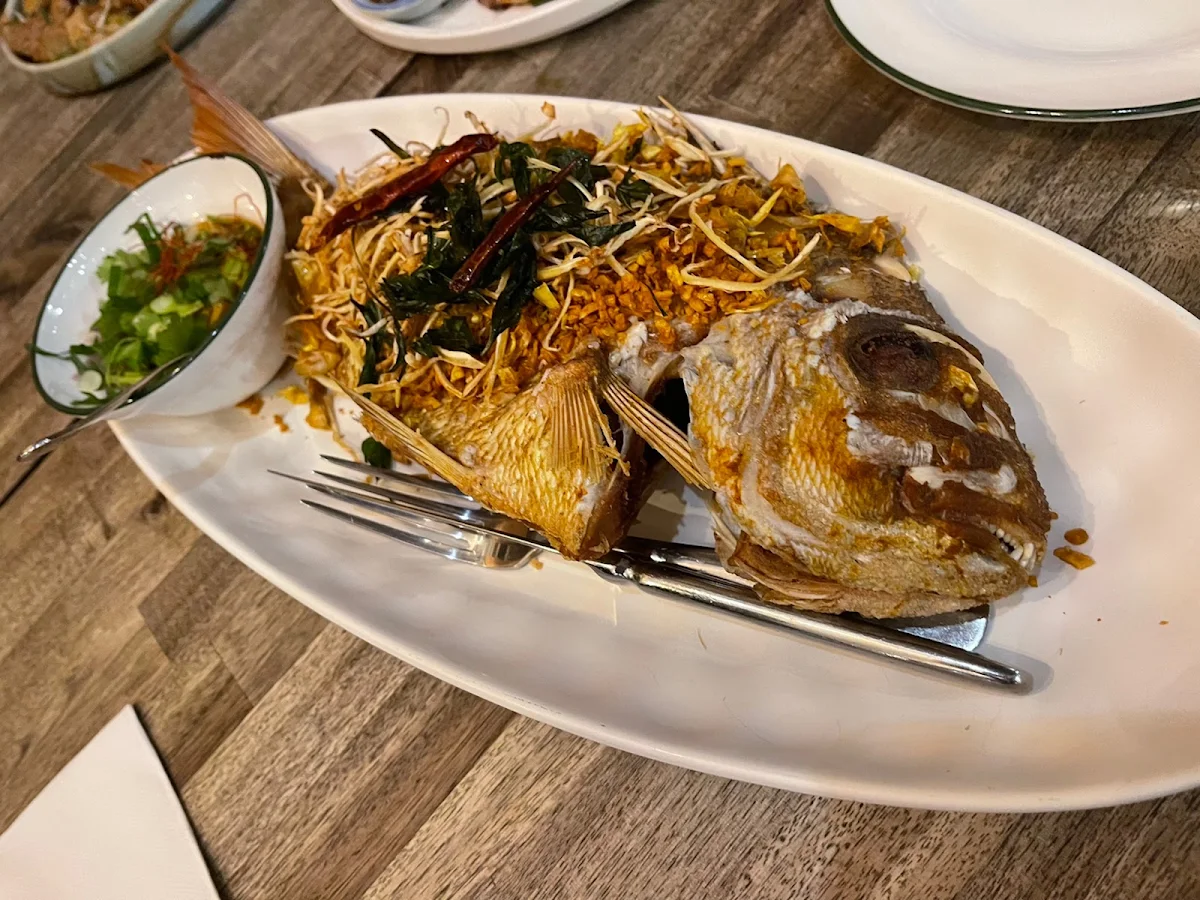 Deep Fried Turmeric Whole Fish