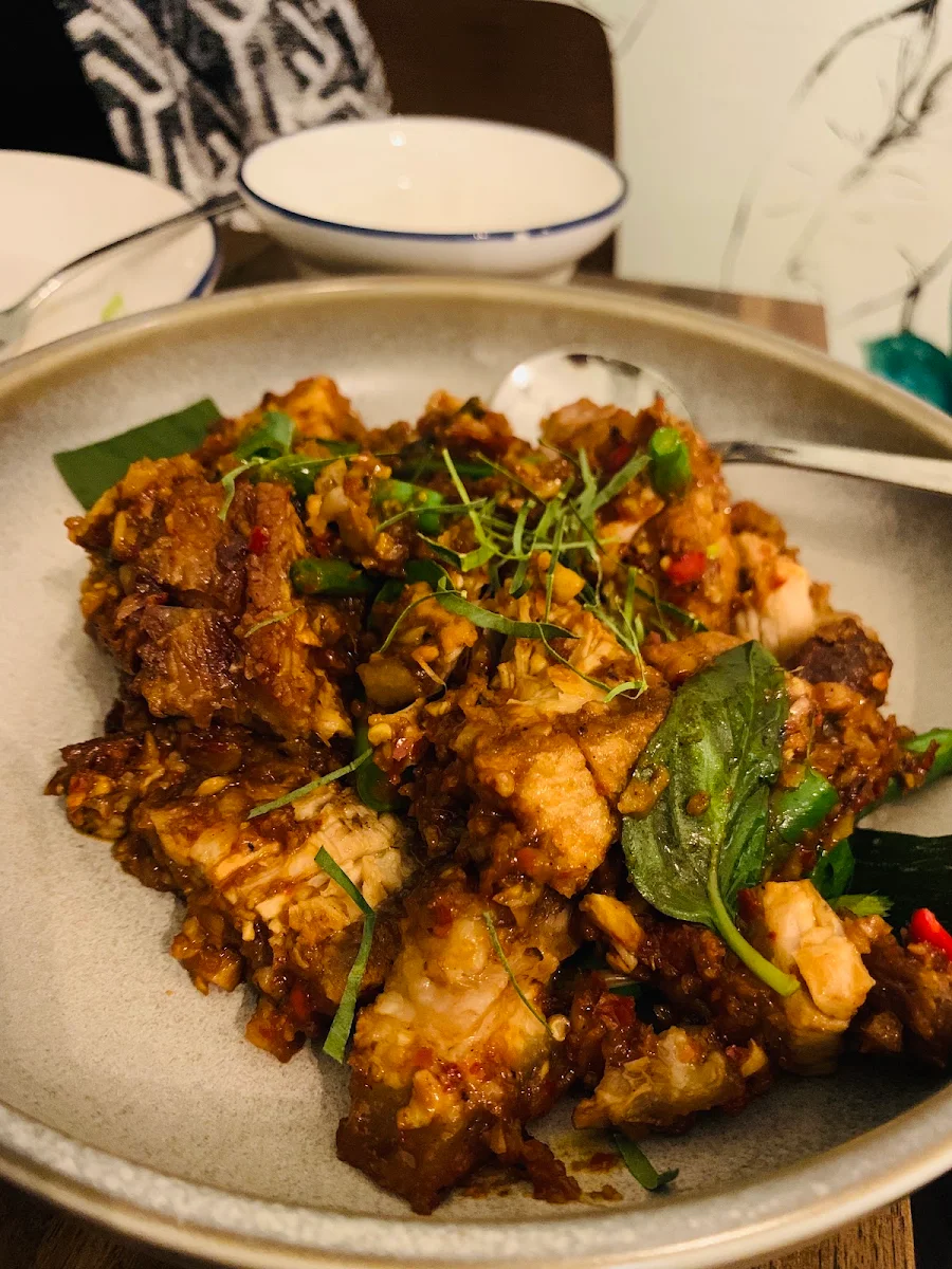 Turmeric Crispy Pork, BAAN BAAN Perth