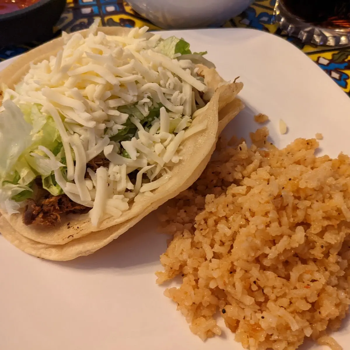 Beef Taco with Rice