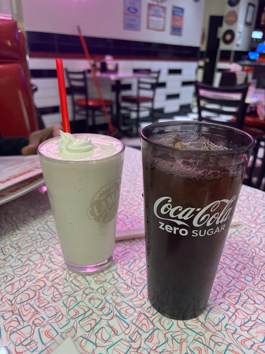 Banana Milkshake and Ice Tea