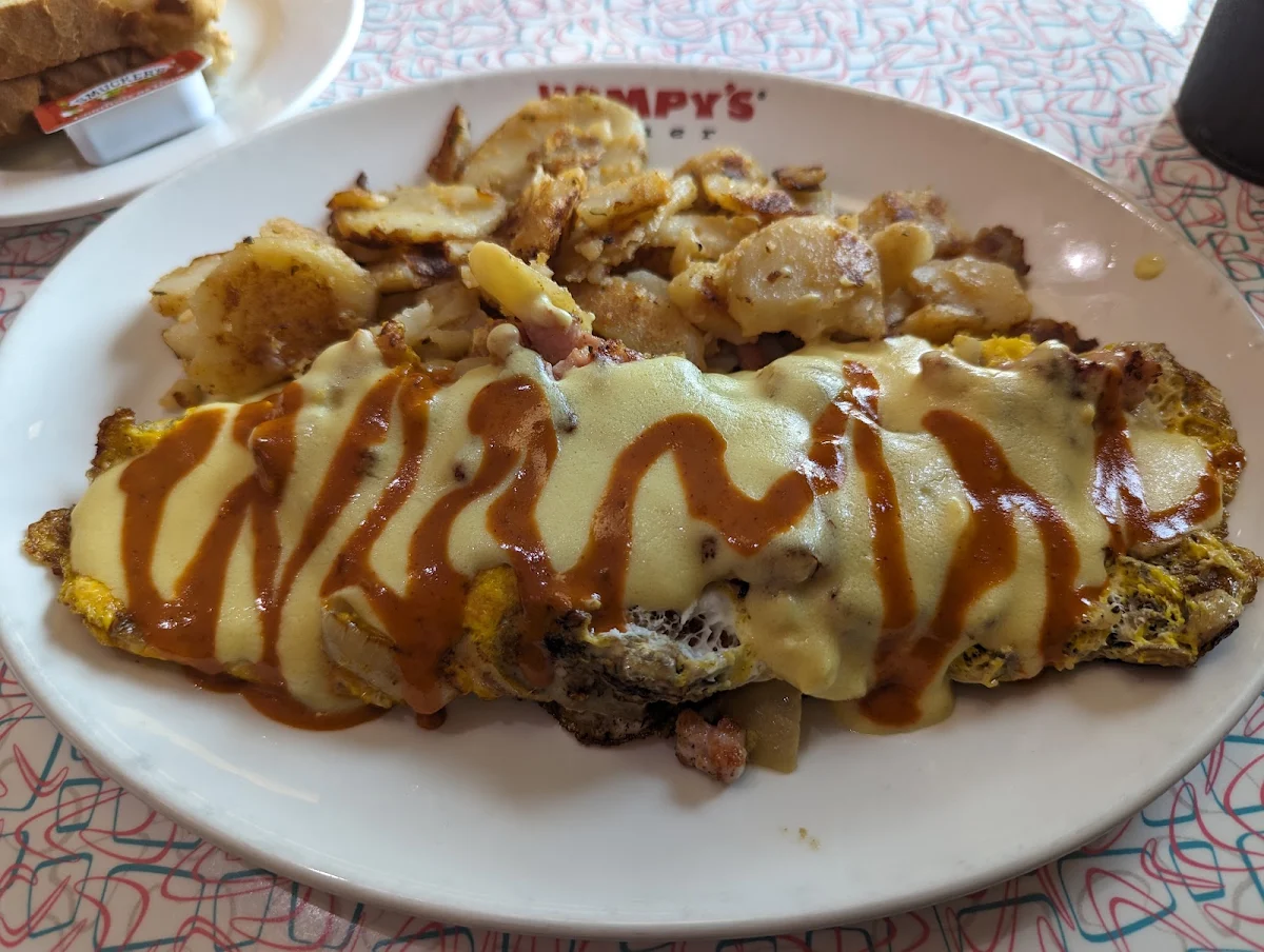 Meat Lovers Omelette 1370 Cals