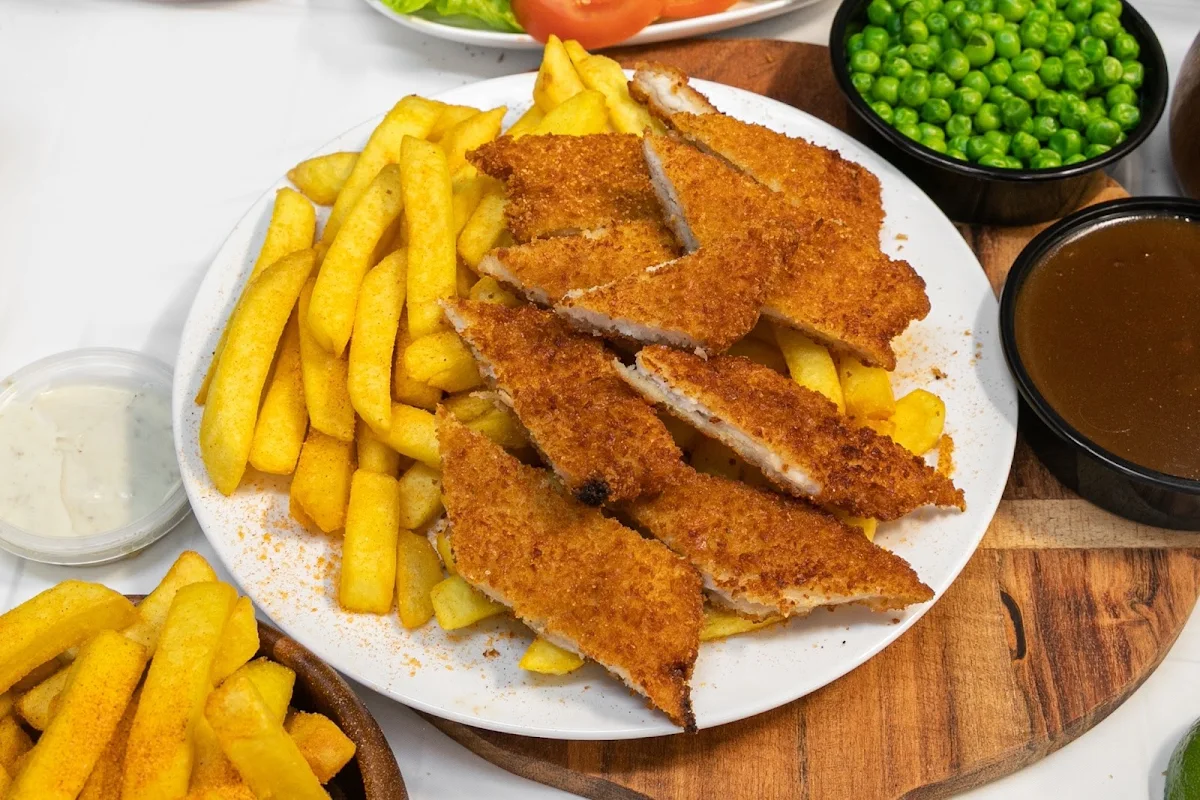 Schnitzel, MANOR FARM CHICKEN & SEAFOOD