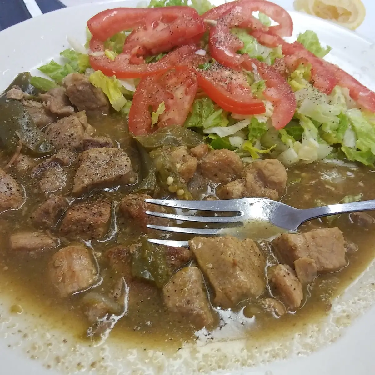 Chile Verde Plate