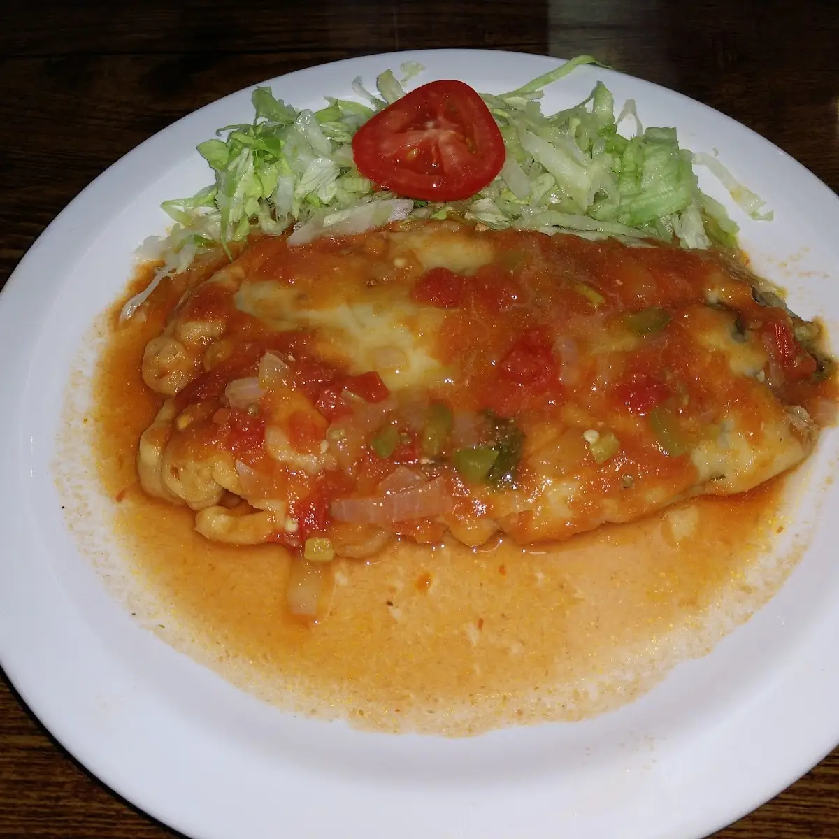 Enchilada and Chile Relleno