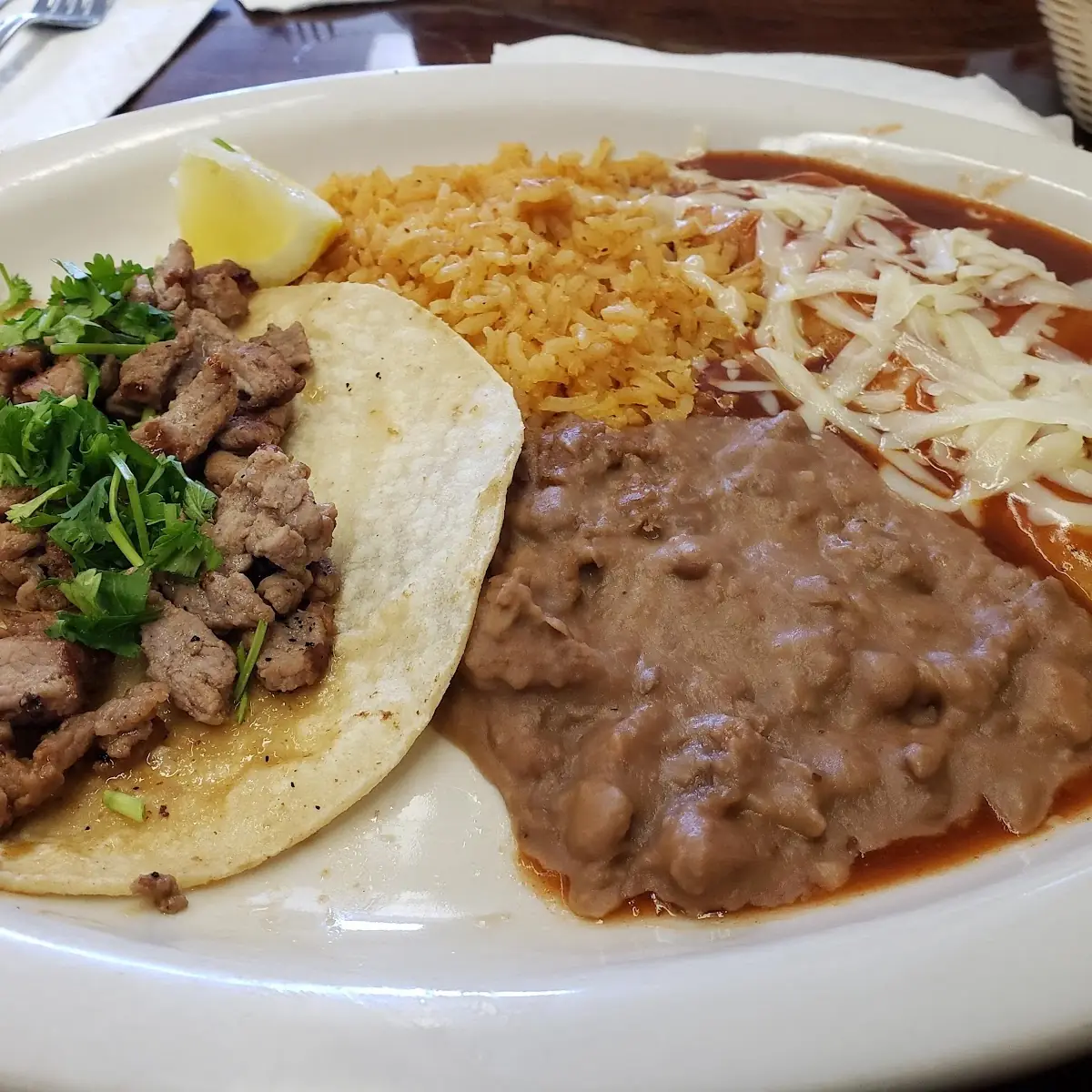 Rice Beans and Tortillas Only