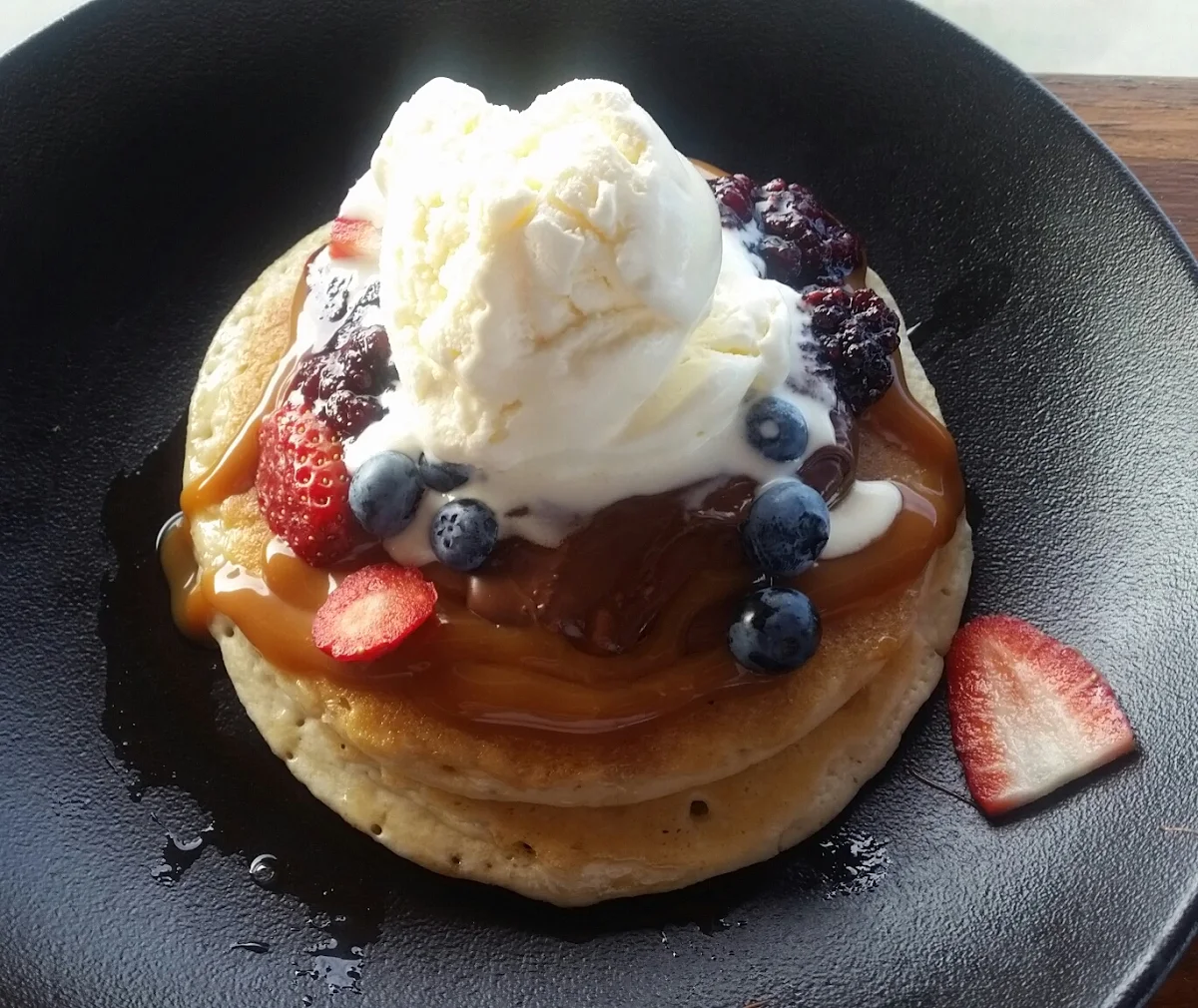 Stacked Pancakes, Manly Harbour Boat Club