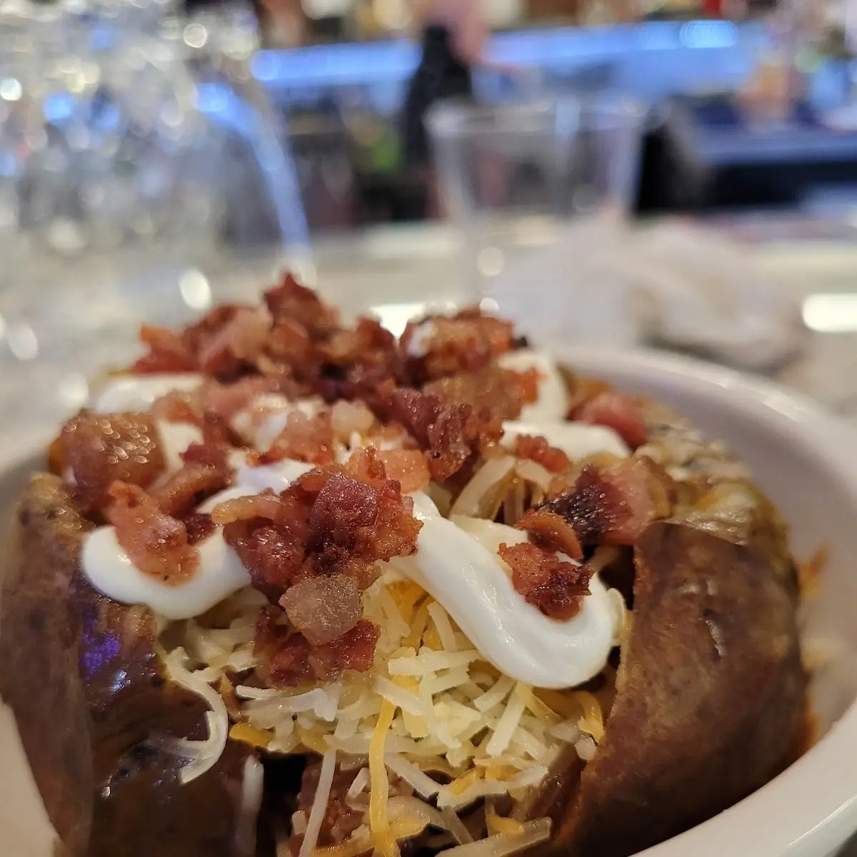 Loaded Side Baked Potato