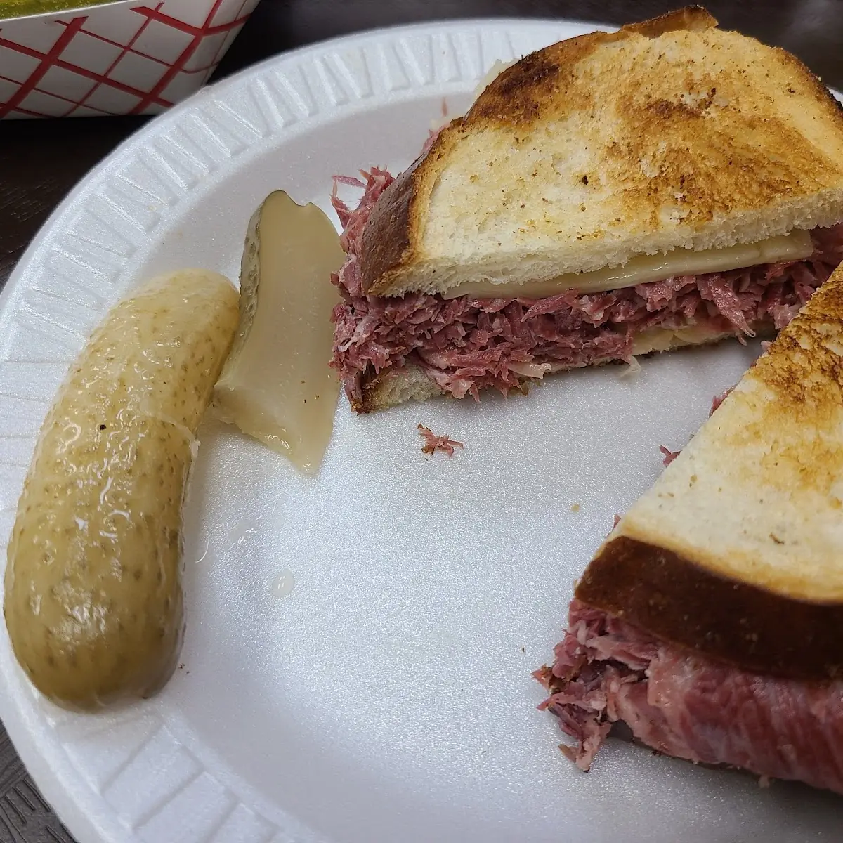 Pastrami Corned Beef Sloppy Sliced Bread