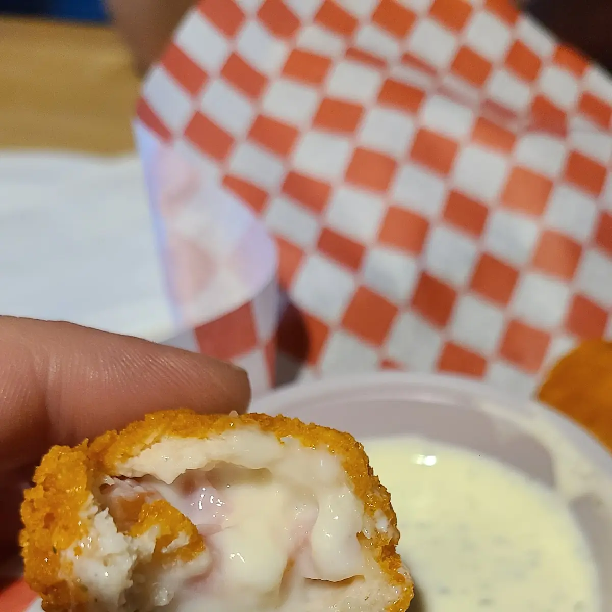 Battered Cheddar Cheese Nuggets