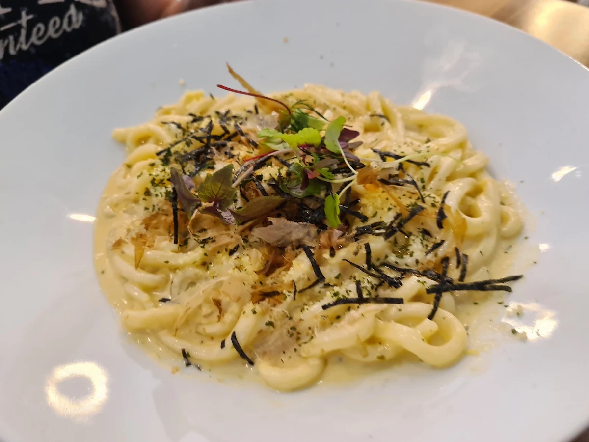 Carbonara Udon, KatsuCo Sherwood
