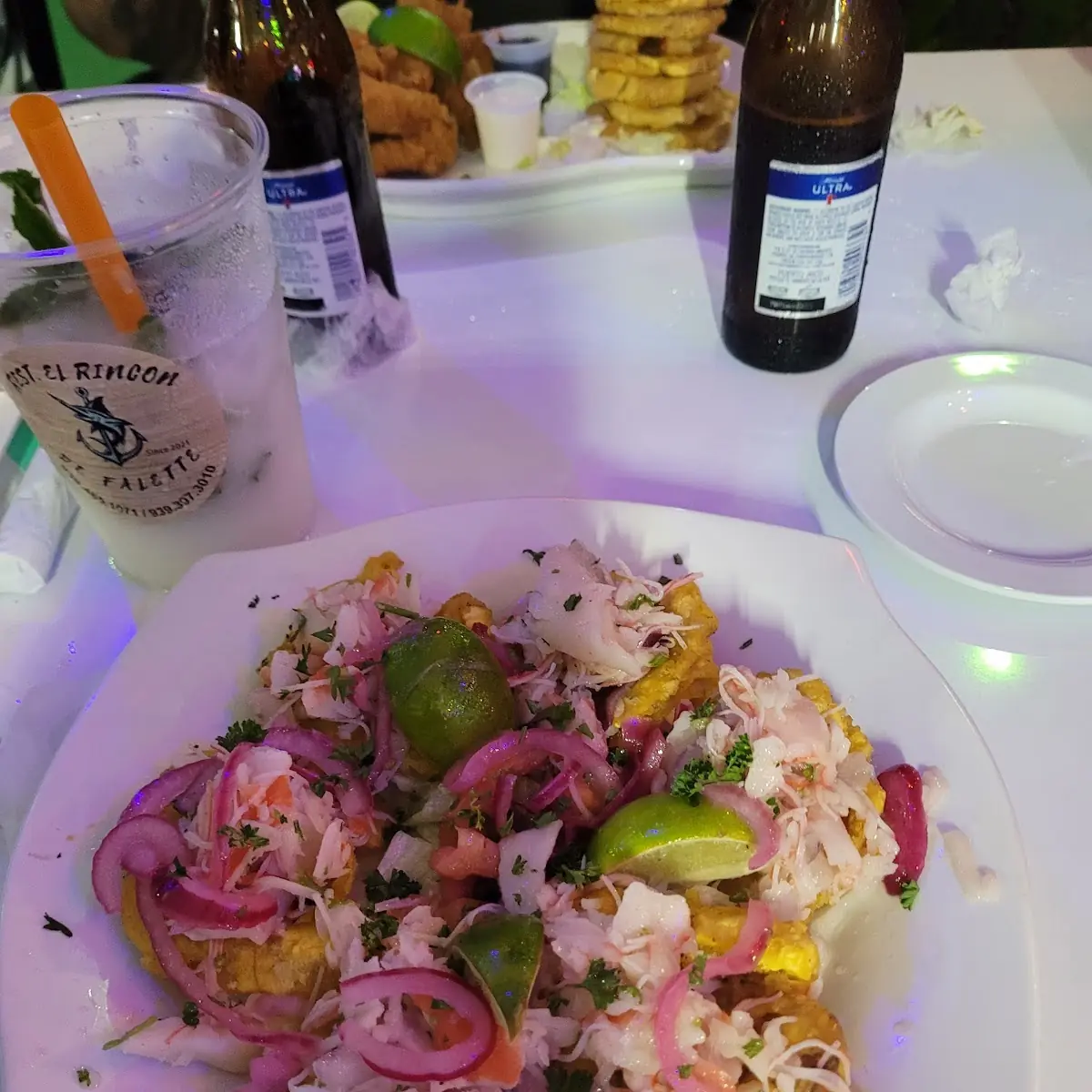 Tostones Rellenos De King Crab
