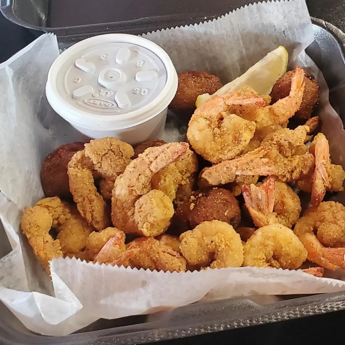 Fried Shrimp and Crab Claws