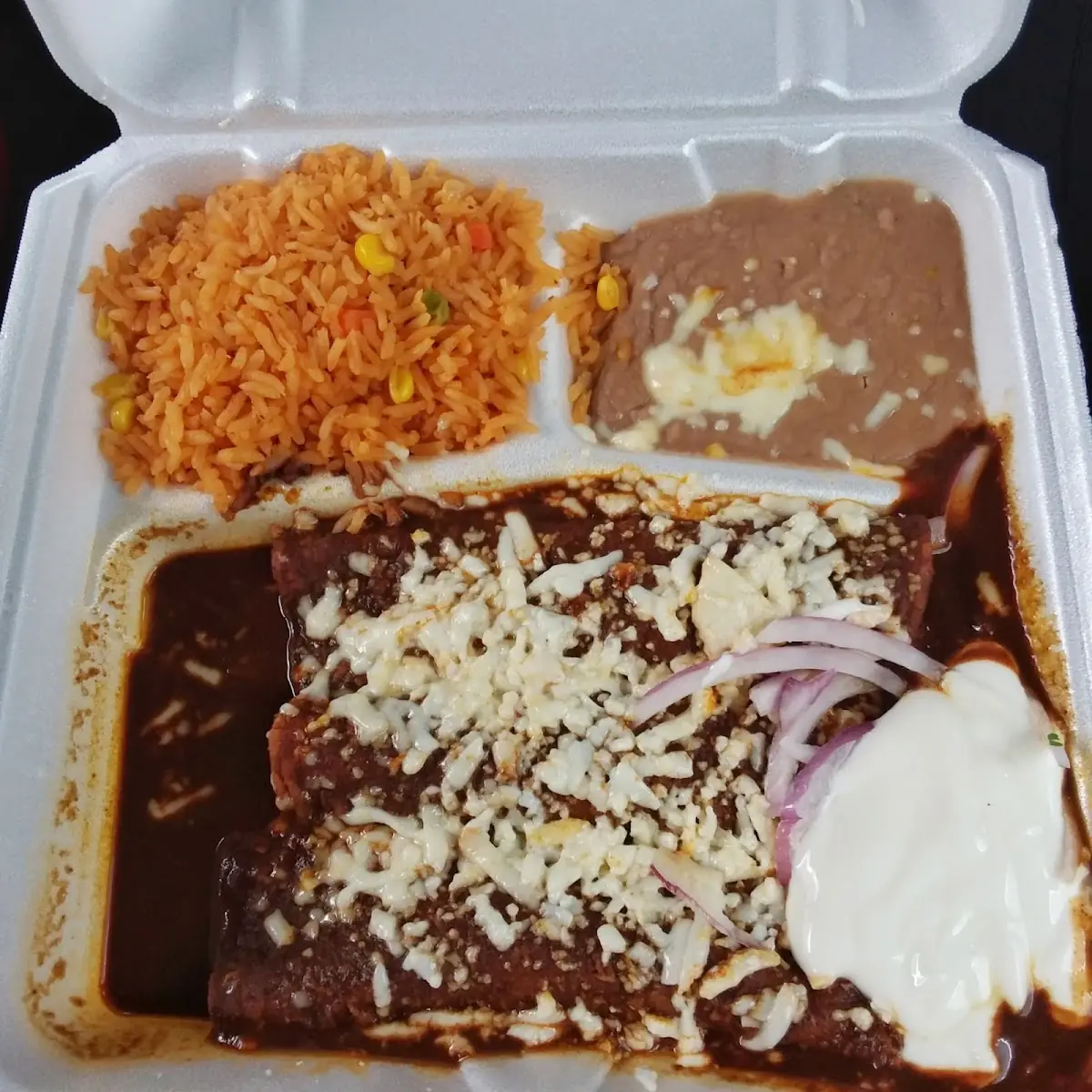 Mole Enchiladas