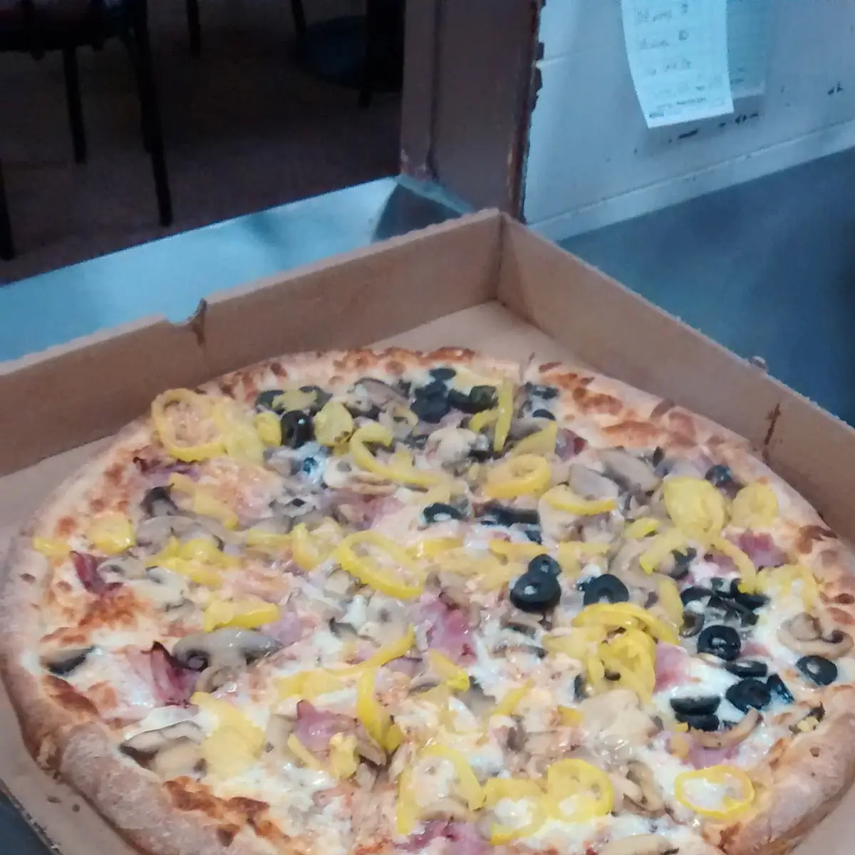 Ham Mushroom Black Olive