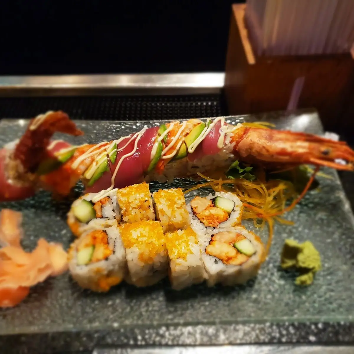 Dragon Roll & Crawfish Roll