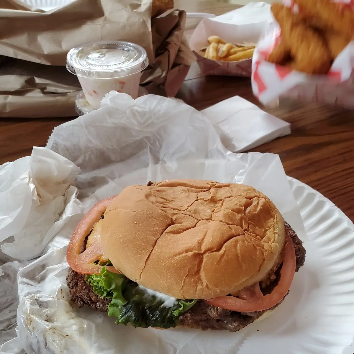 The Famous Big Bacon Cheeseburger