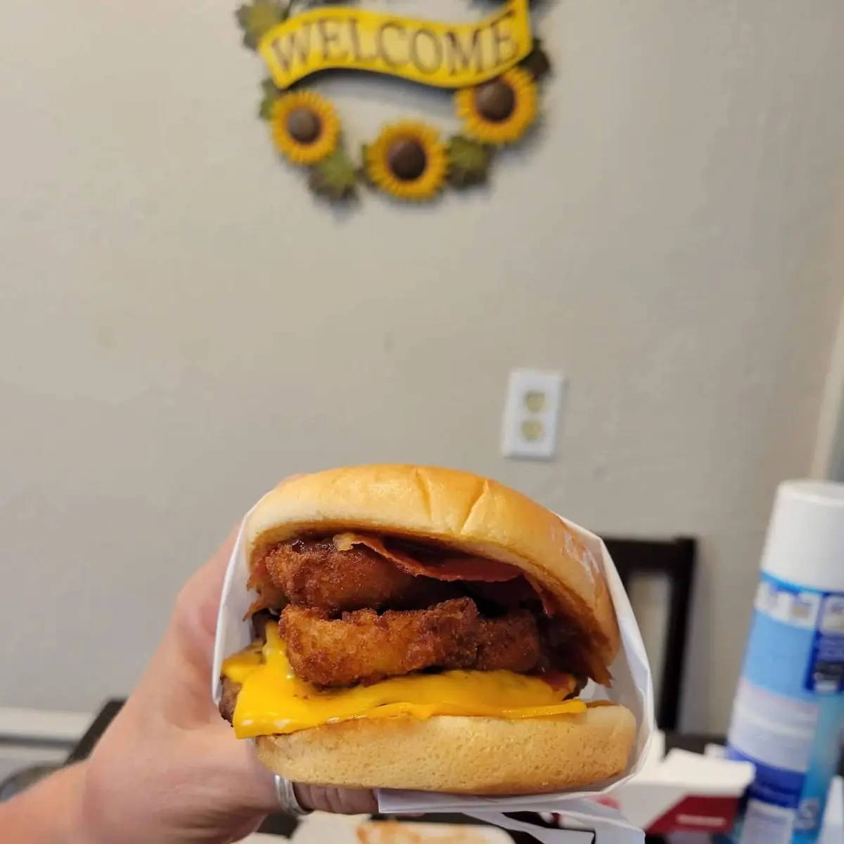 Double BBQ You Can't Even See the Double Patty