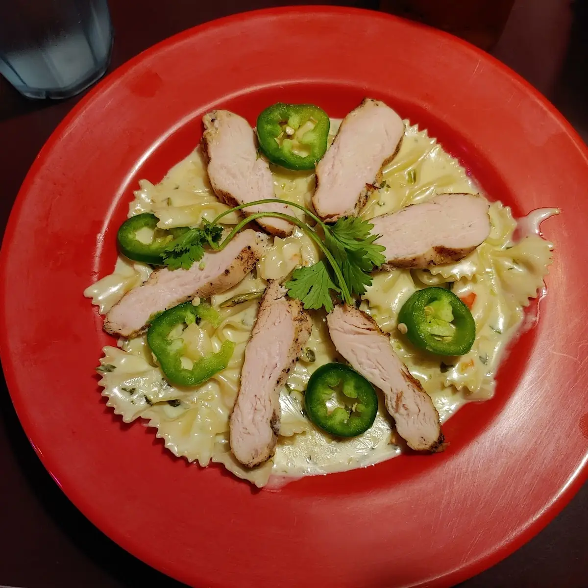 Jalapeno Cream Cheese Pasta with Chicken