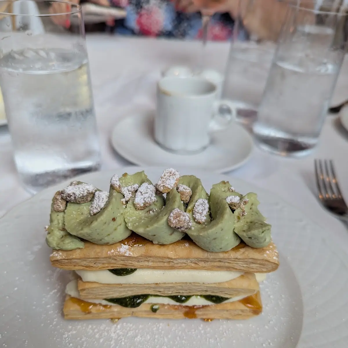 Pistachio Mille Feuille