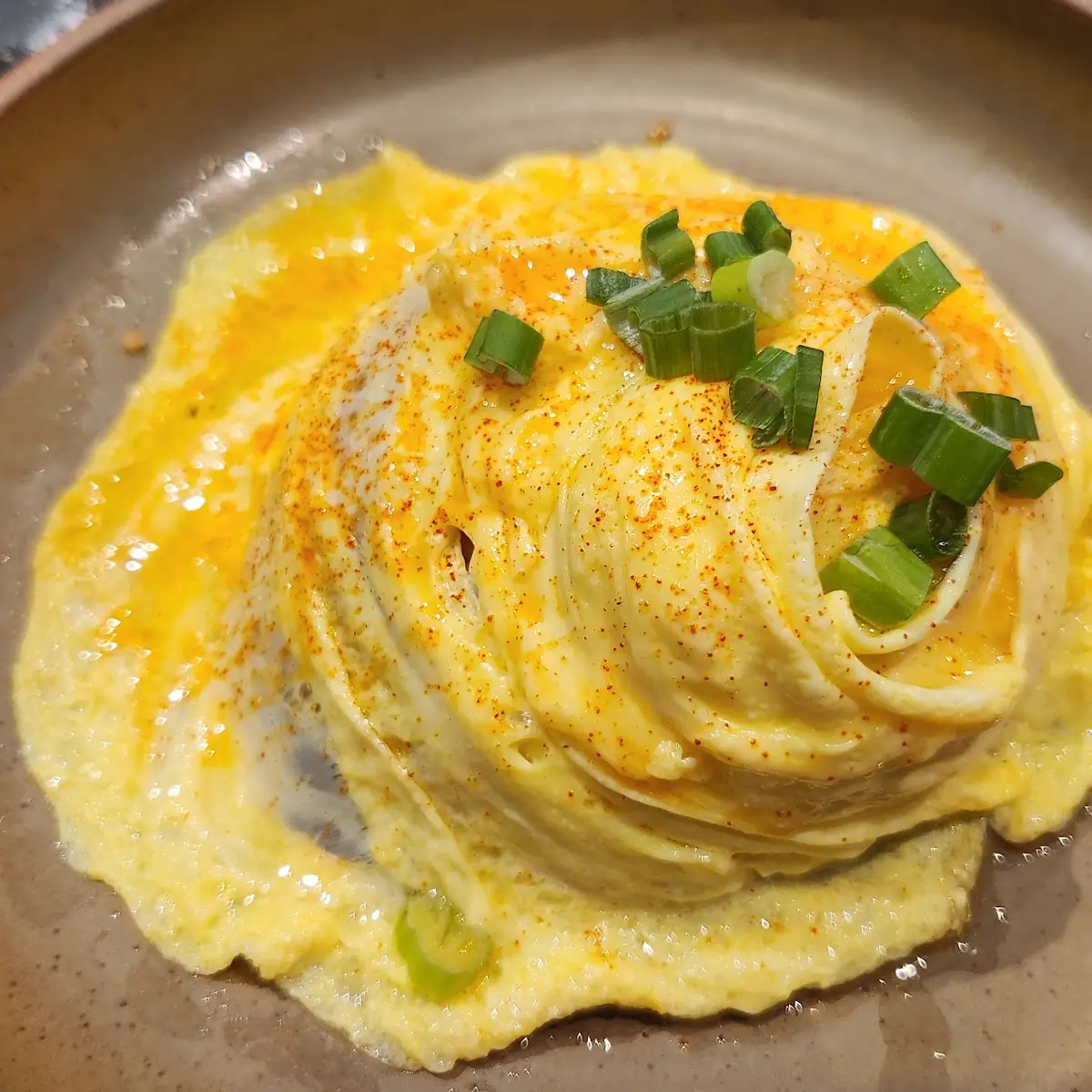Omelette Fried Rice with Scallions