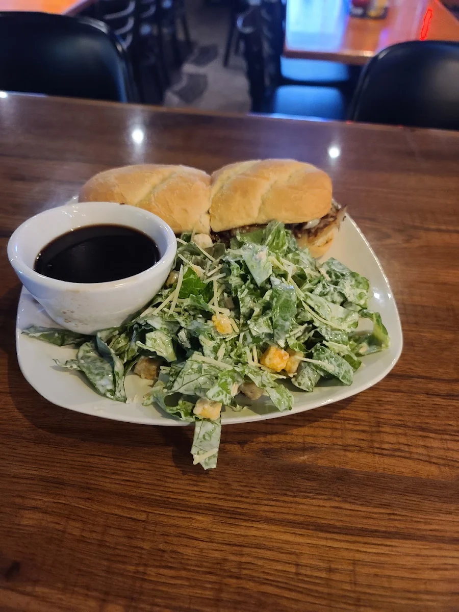 French Dip w Ceasar Salad