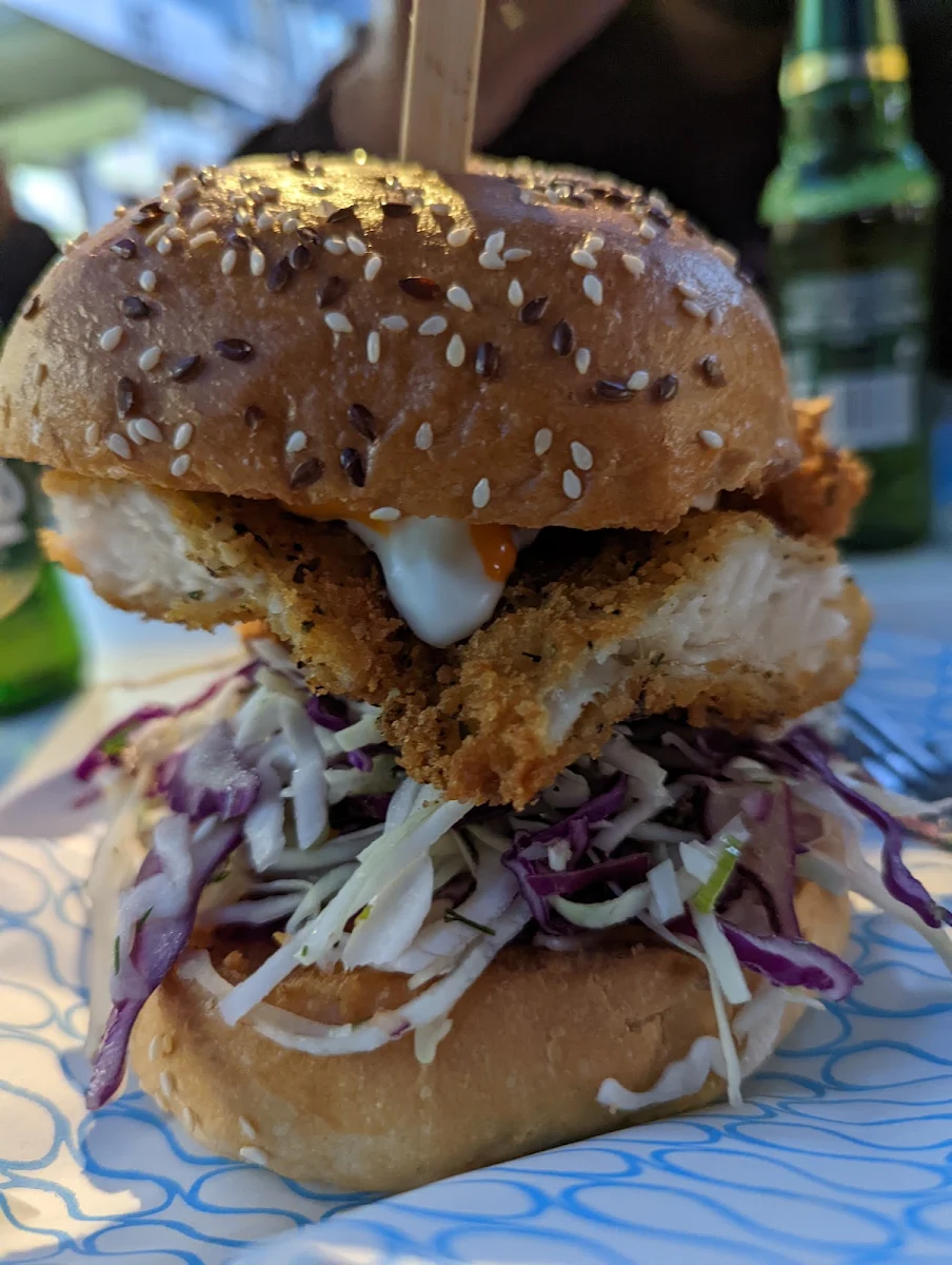Pank Burger Combo, Hunky Dory Fish & Chips Oakleigh