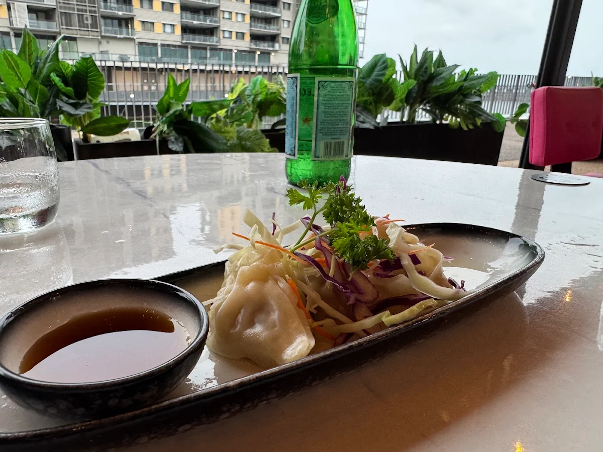 Dumplings, Pink Chopstix