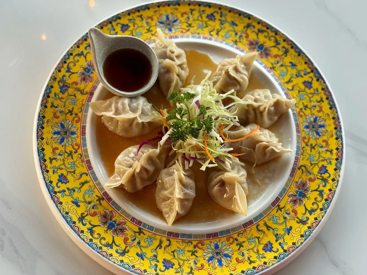 House Made Pork Dumpling, Pink Chopstix