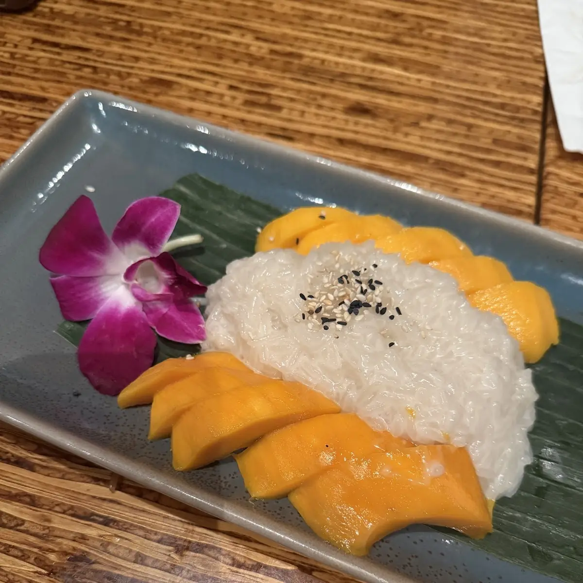 Sweet Sticky Rice with Mango Seasonal