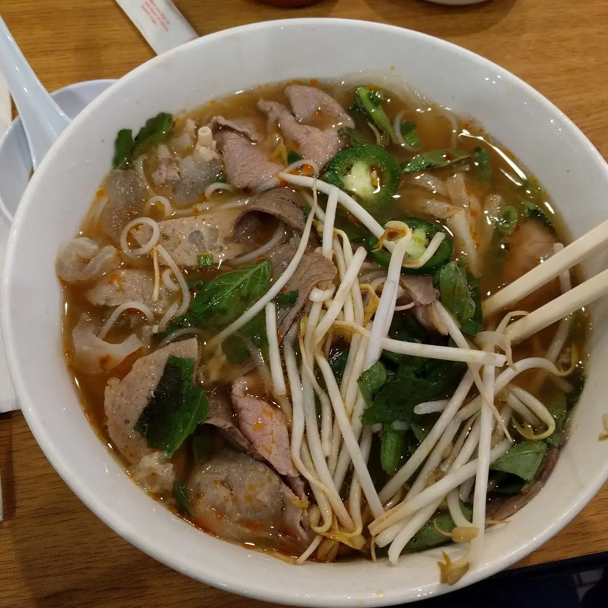 9 House Special Combination Beef Noodle Soup