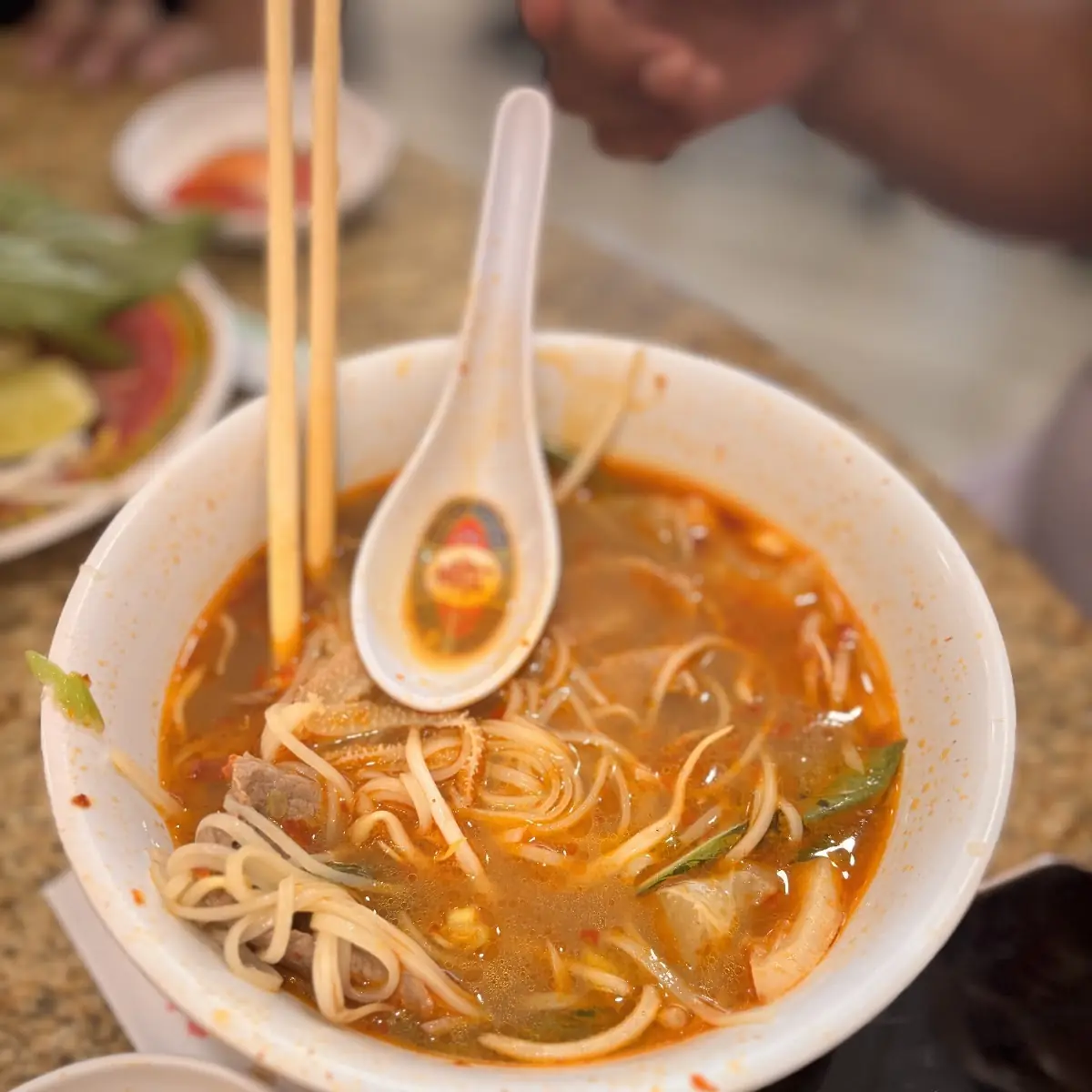 Spicy Beef Vermicelli Soup
