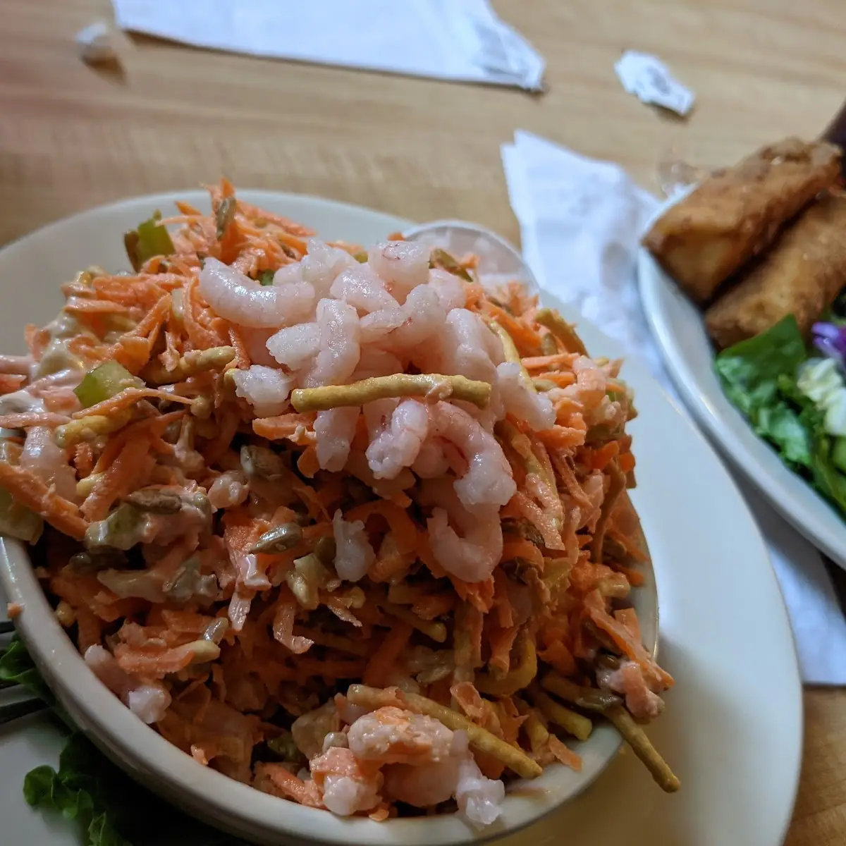 Bonnie's Crunch Salad & Fish & Chips