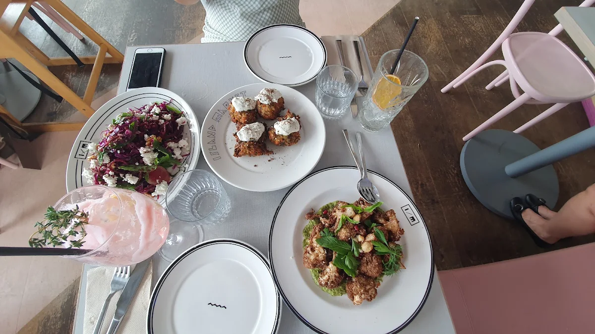 Zucchini and Halloumi Fritters, Island Market Trigg