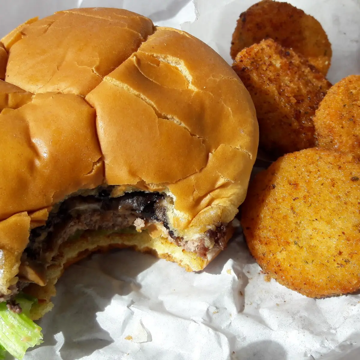 Mushroom Swiss Burger